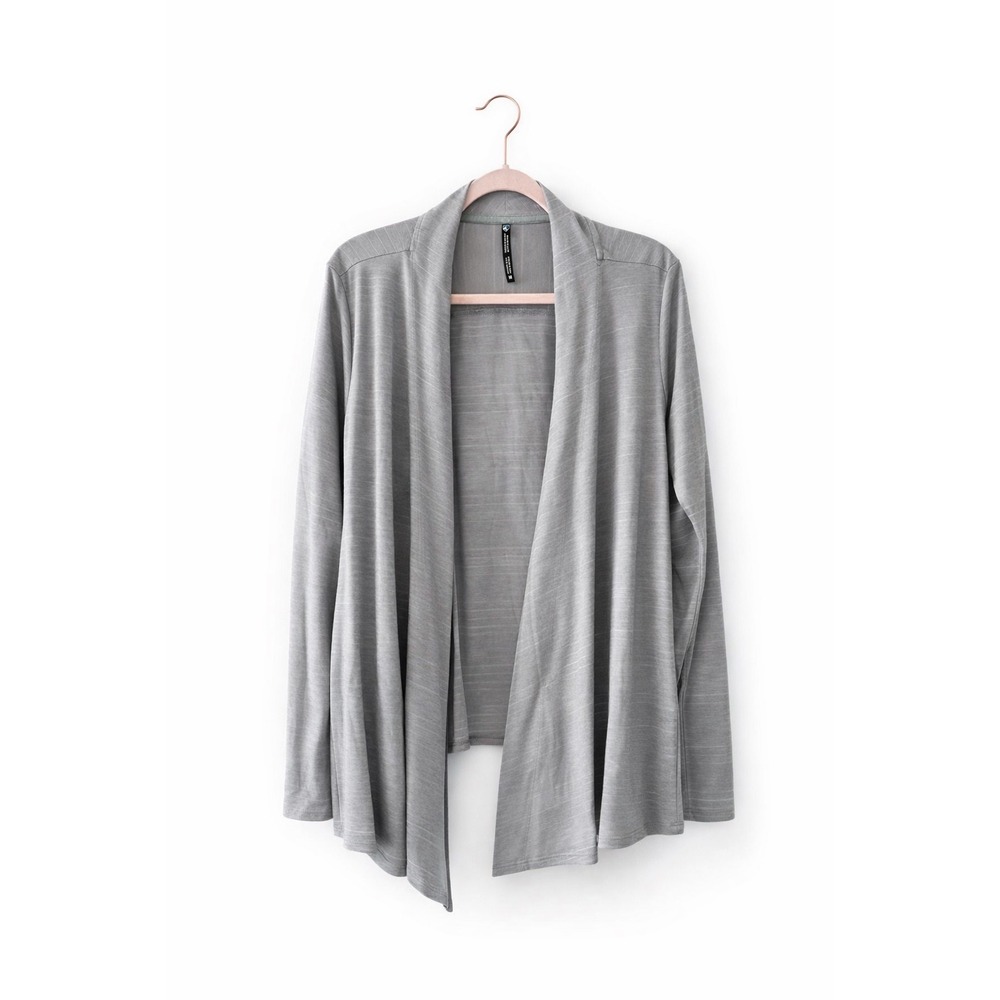 Kuhl Intuition Wrap Cardigan‎ Gray Open Front Lightweight Jacket M